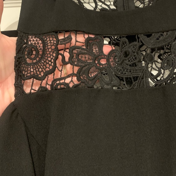 ASOS Black Jumpsuit with Lace Detail - Picture 6 of 11